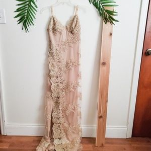 Windsor Gold Evening Gown